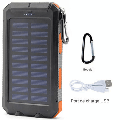 Skanto | Waterproof Shockproof Solar Battery 10 000 mAh | Solar Rechargeable