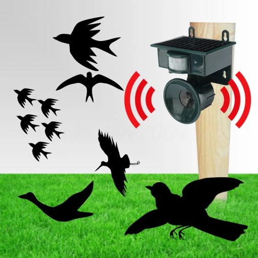 Solar Animal Repellent with Ultrasound & Motion Sensor | Kalsten