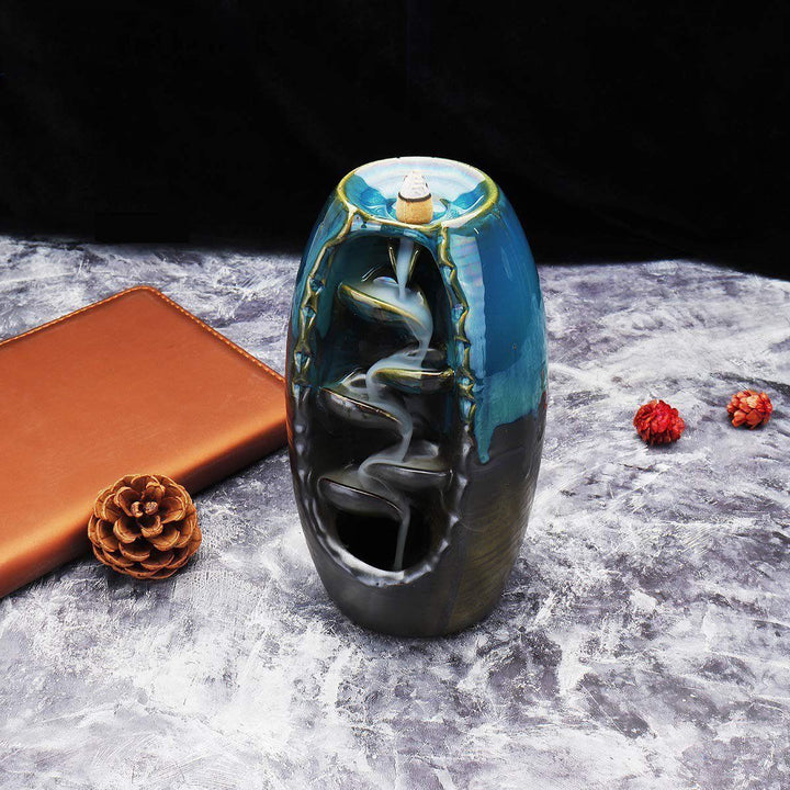 Kalsten | Mountain River Waterfall Back-flow Incense Holder