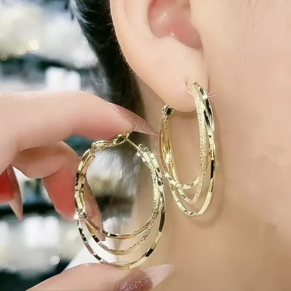 Kalsten | Multi-layered hoop earrings