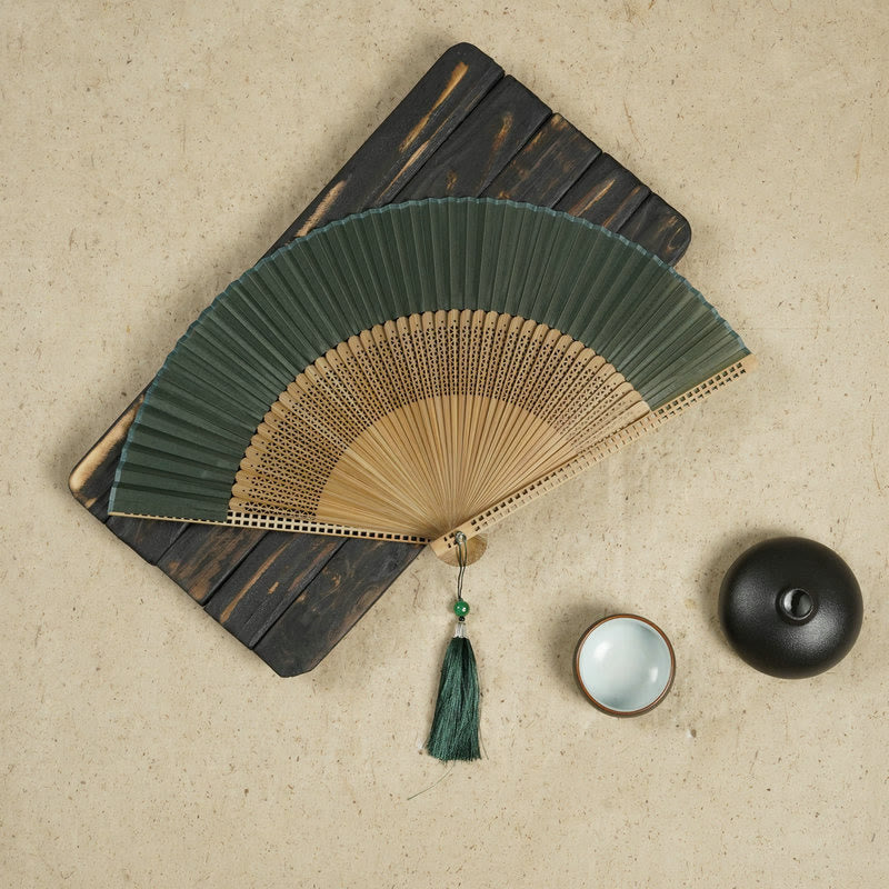Kalsten | Hand fan made of bamboo silk