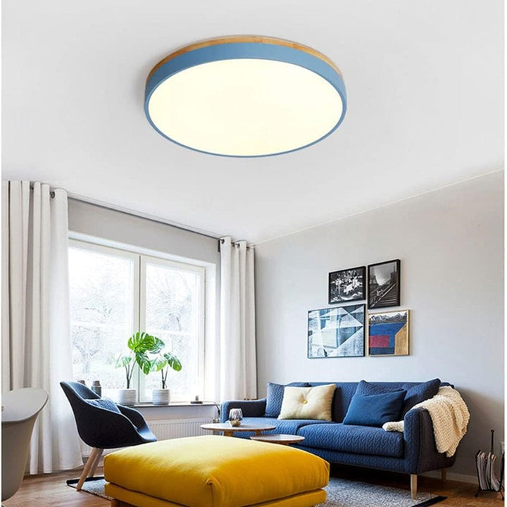 Wood LED Recessed Ceiling Light Kalsten