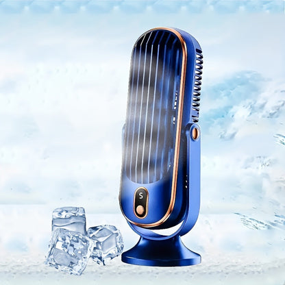 Portable Air Conditioner Fan - Large Battery, Dual Motor, 5-Speed Air Cooler with 720° All-around Air Blower - Ideal for Office, Camping, Outdoor RV, USB Fan - Great Gift for Thanksgiving, Halloween, Christmas | Karnz