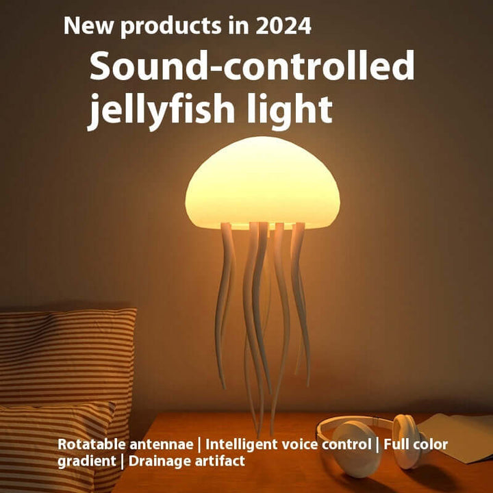 Jellyfish Mood Lamp LED Jellyfish Night Light Portable Jellyfish Lamp Jellyfish Decorations Smart Table Lamp For Bedside Desk | Kalsten