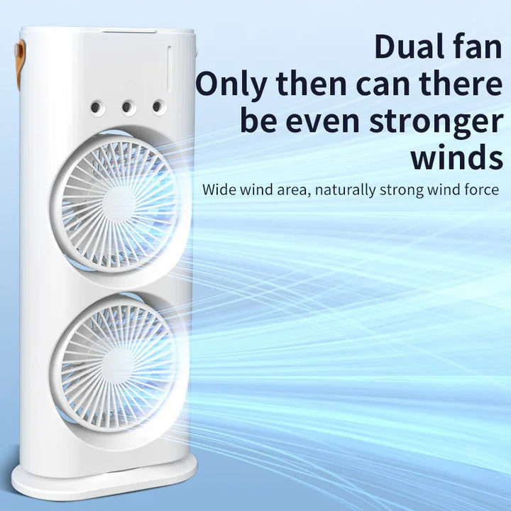 Double-Ended Spray Fan: Portable Air Cooler | Kalsten