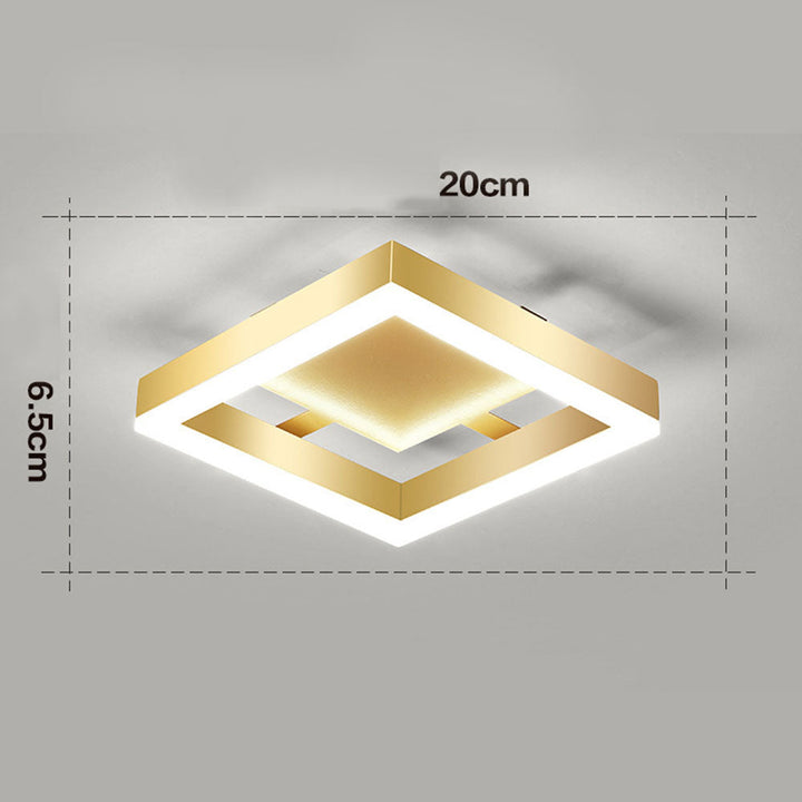 Modern Gold LED Ceiling Lamp Kalsten