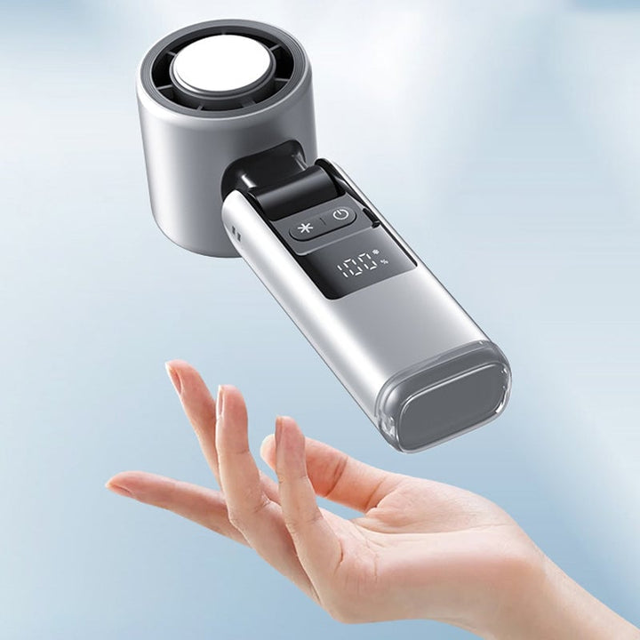 Folding Mini Handheld High-Speed USB Rechargeable Turbo Fan | Kalsten