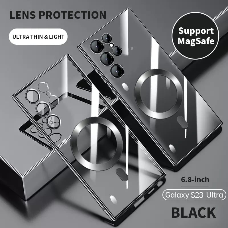 Kalsten | Transparent Luxury Coating Magnetic Cover for Samsung