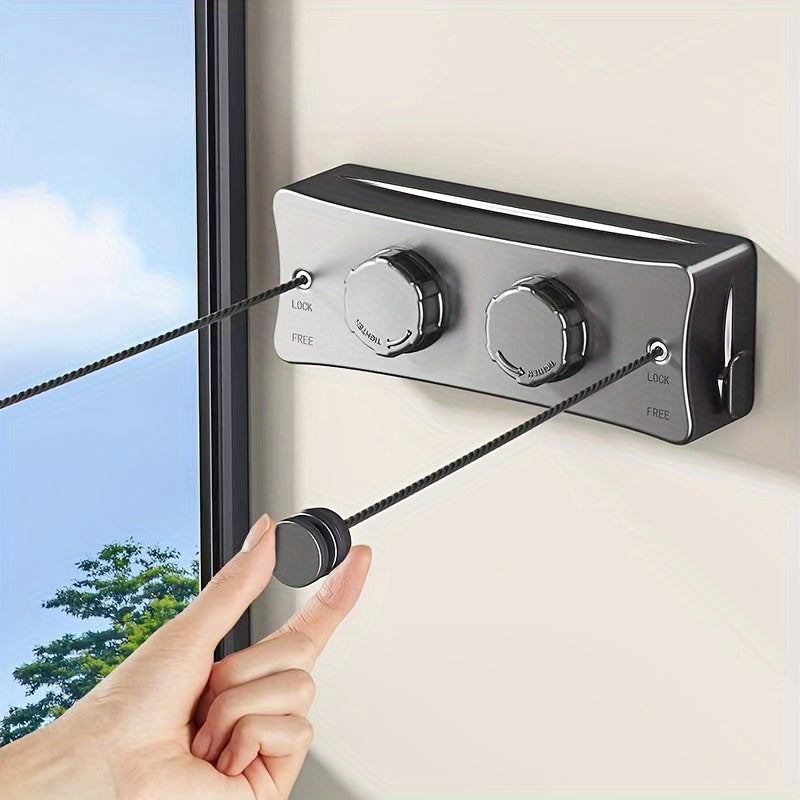 Retractable clothesline stainless steel 5.1 m double line | Kalsten