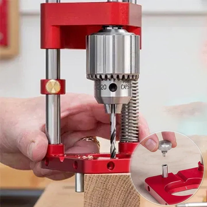 Kalsten | Drill Press Guide for Handheld Drills - Portable & Adjustable Woodworking Jig