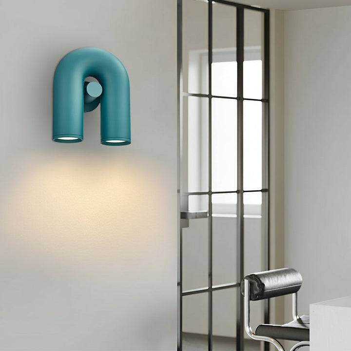 Rotatable U-Shaped Wall Sconce - Nordic Adjustable LED Light (90° Rotation) | Kalsten