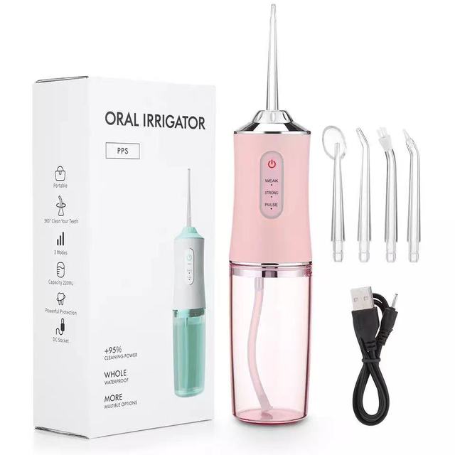 BowLift | Waterproof irrigator dental cleaner, cordless & rechargeable water floss