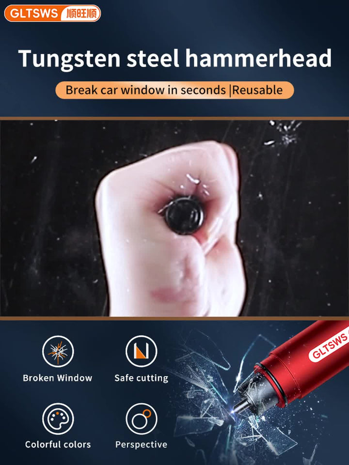 Car Emergency Rescue Hammer with Seatbelt Cutter | Kalsten