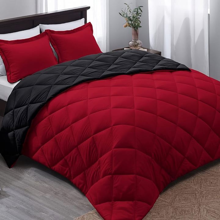 Luxury Seasonal Duvet with Reversible Design and Microfiber Filling Kalsten