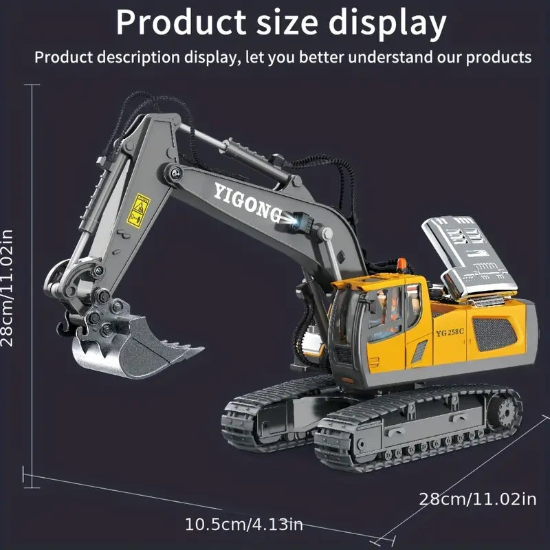 Premium RC Remote-Controlled Excavator - Experience Ultimate Adventures Kalsten