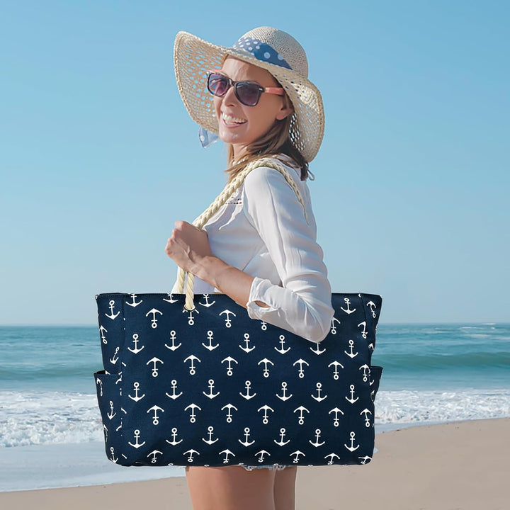 Waterproof Large Tote with Zipped Storage for Work & Play | Kalsten