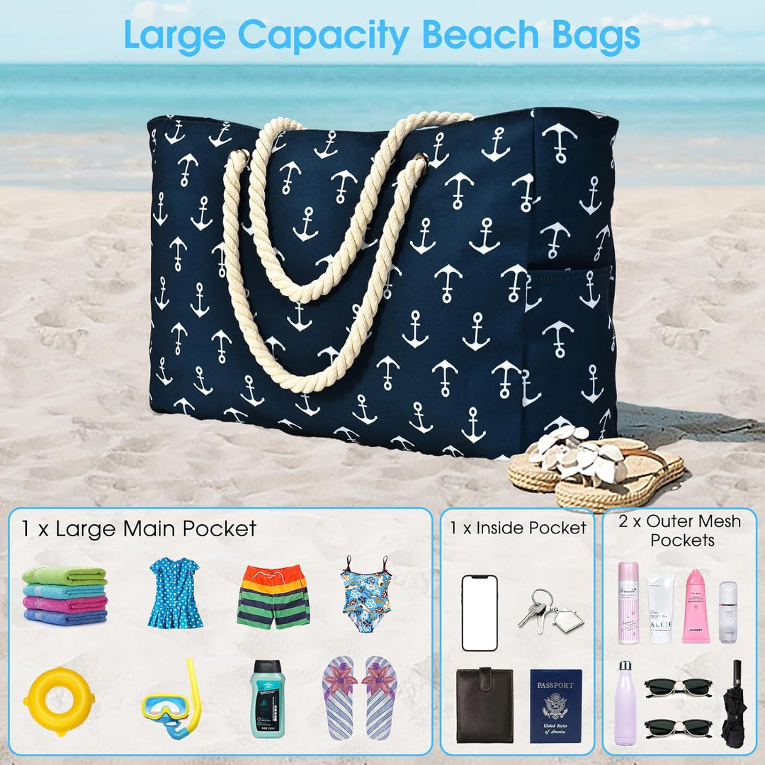 Waterproof Large Tote with Zipped Storage for Work & Play | Kalsten