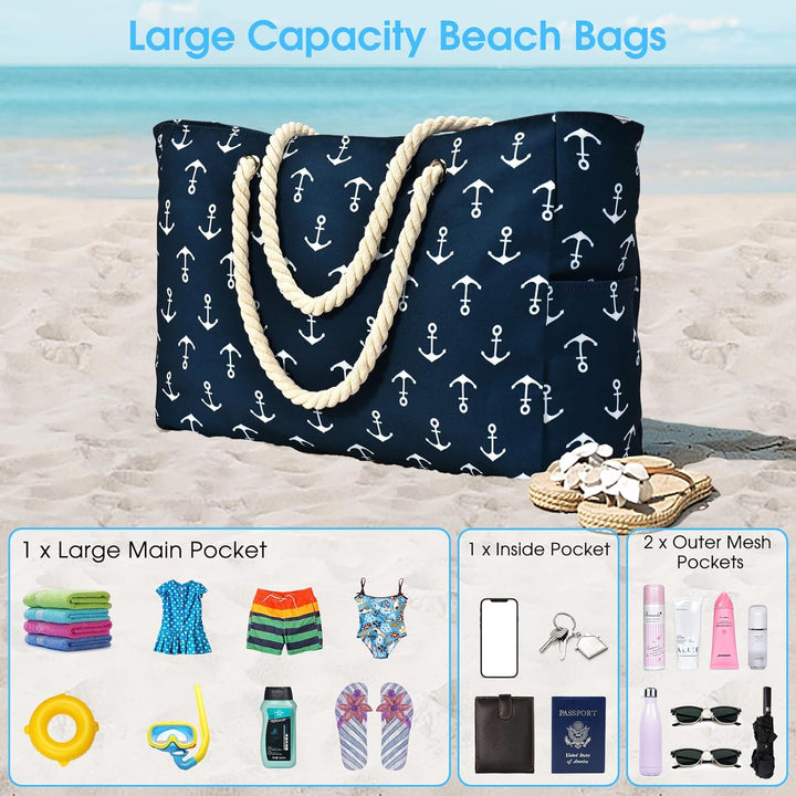 Waterproof Large Tote with Zipped Storage for Work & Play | Kalsten