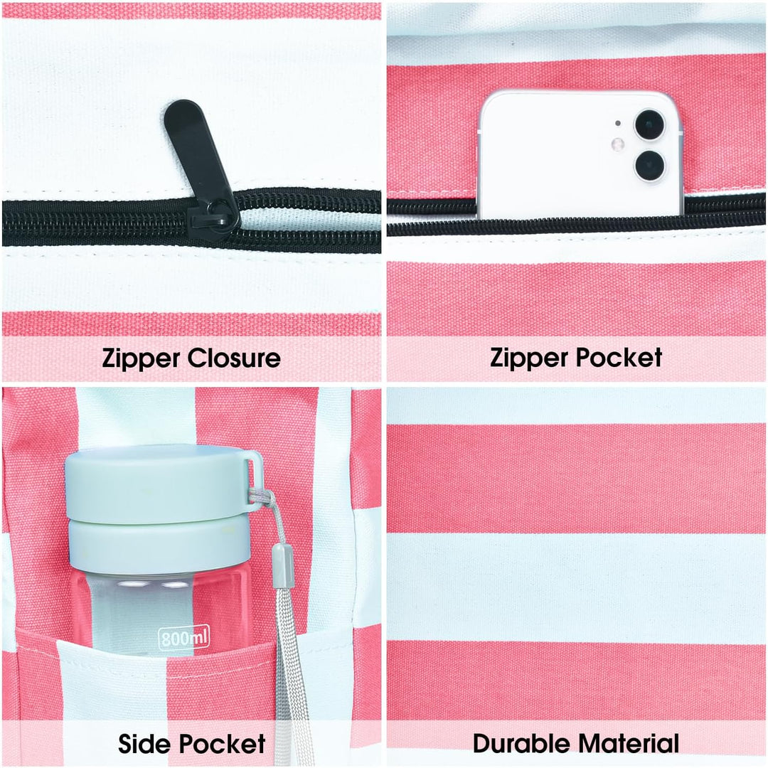 Waterproof Large Tote with Zipped Storage for Work & Play | Kalsten