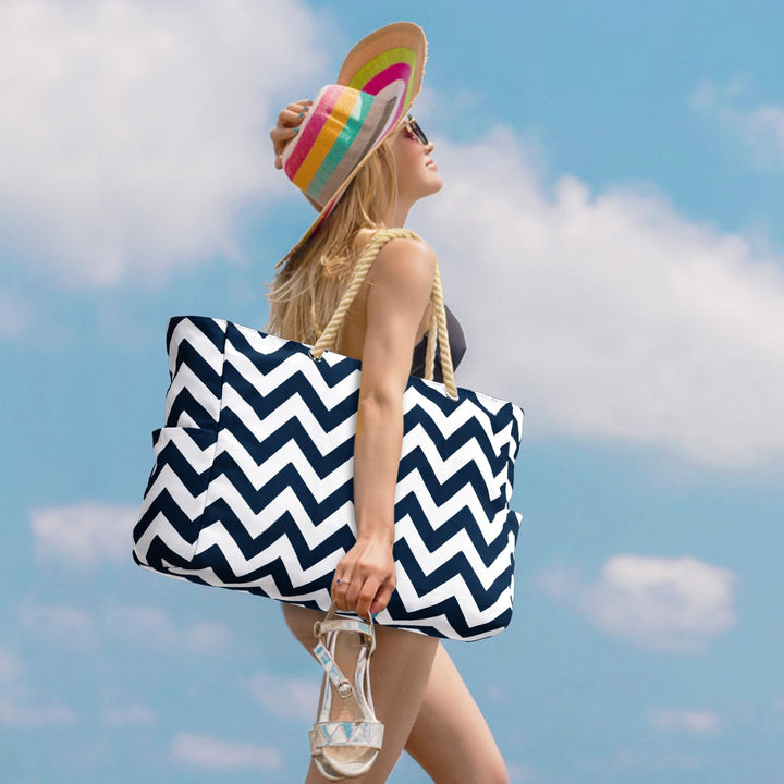 Waterproof Large Tote with Zipped Storage for Work & Play | Kalsten
