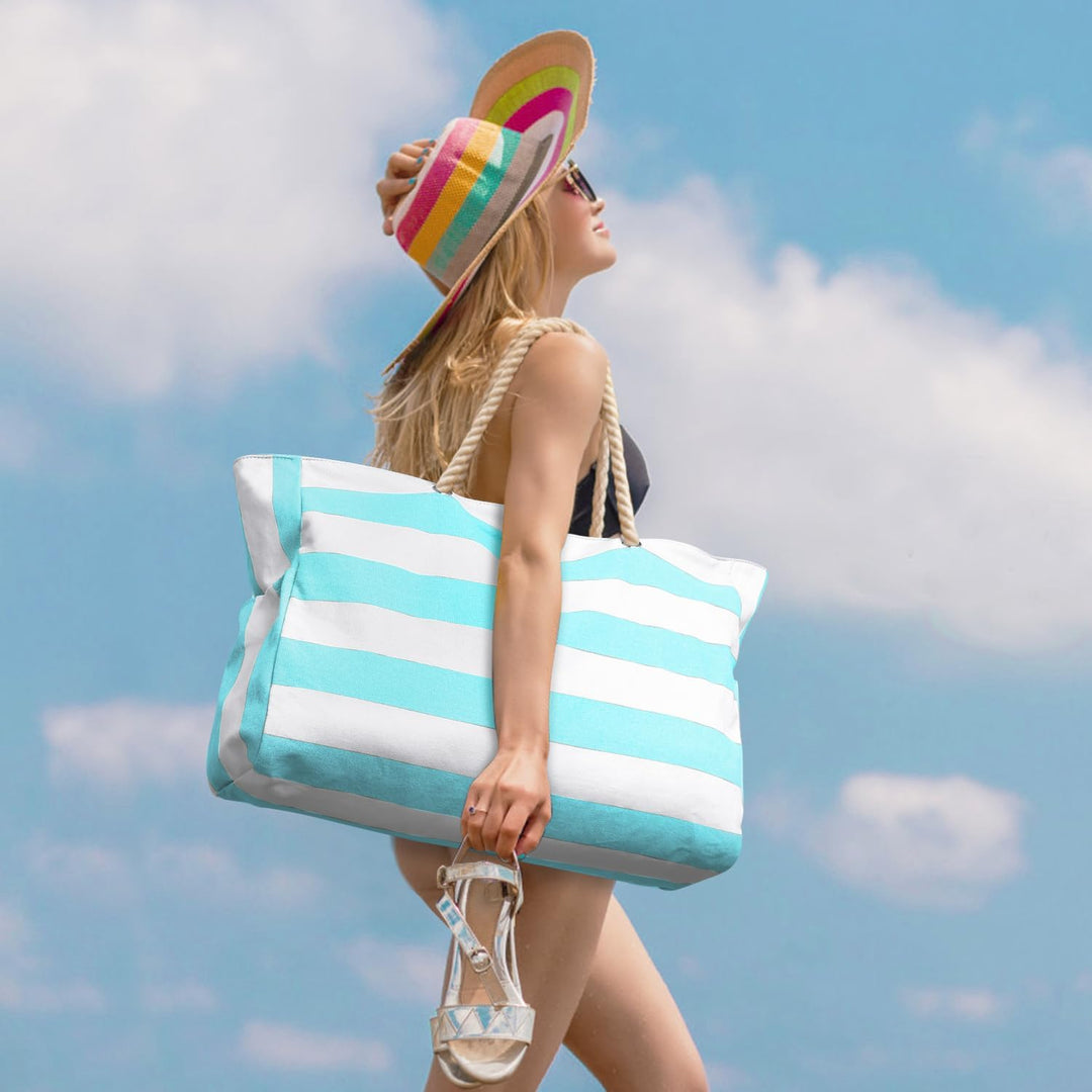 Waterproof Large Tote with Zipped Storage for Work & Play | Kalsten