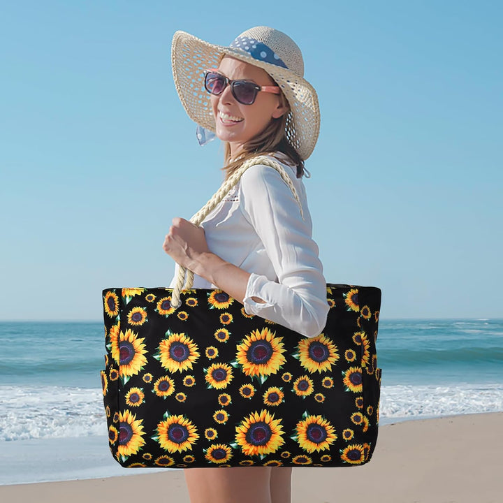 Waterproof Large Tote with Zipped Storage for Work & Play | Kalsten