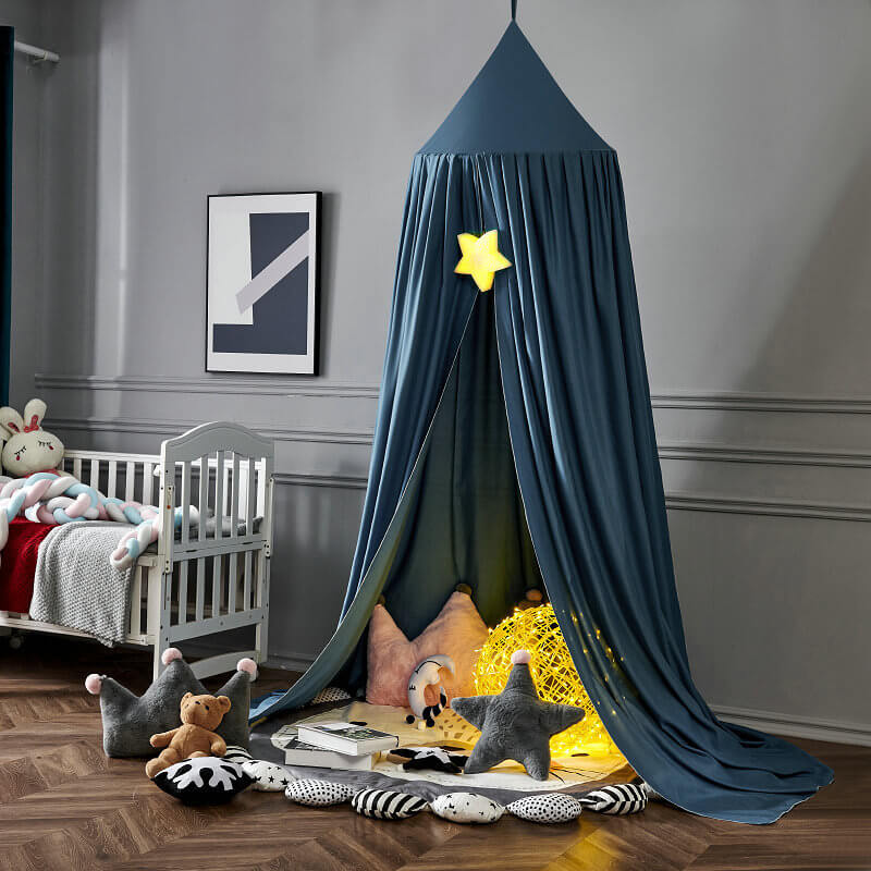 Kalsten | Blackout Bed Canopy for Kids | Soft. Breathable & Light-Blocking for Dreamy Play and Sleep Spaces