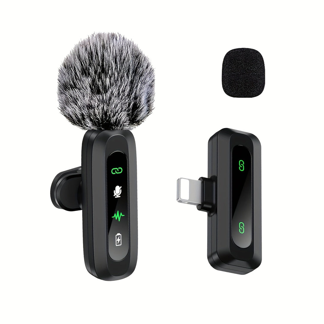 Kalsten | SoundSnap Wireless Clip Microphone – USB-C Microphone for Smartphone and Tablet