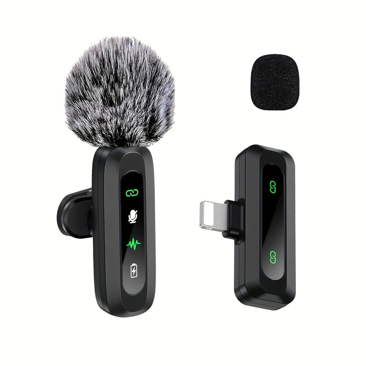 Kalsten | SoundSnap Wireless Clip Microphone – USB-C Microphone for Smartphone and Tablet