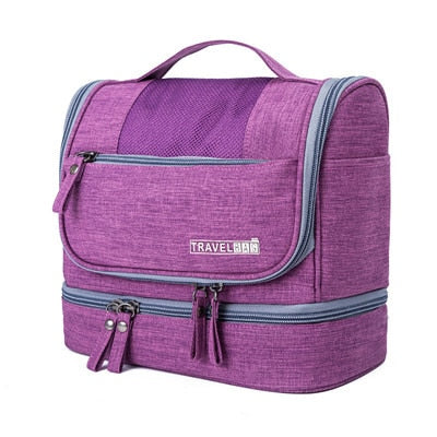 Large-Capacity Hanging Toiletry Bag Organizer – Multi-Compartment Travel Case | Kalsten