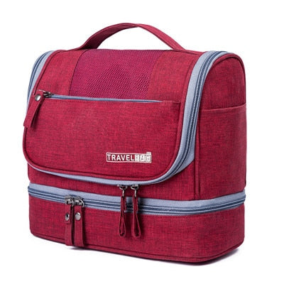 Large-Capacity Hanging Toiletry Bag Organizer – Multi-Compartment Travel Case | Kalsten