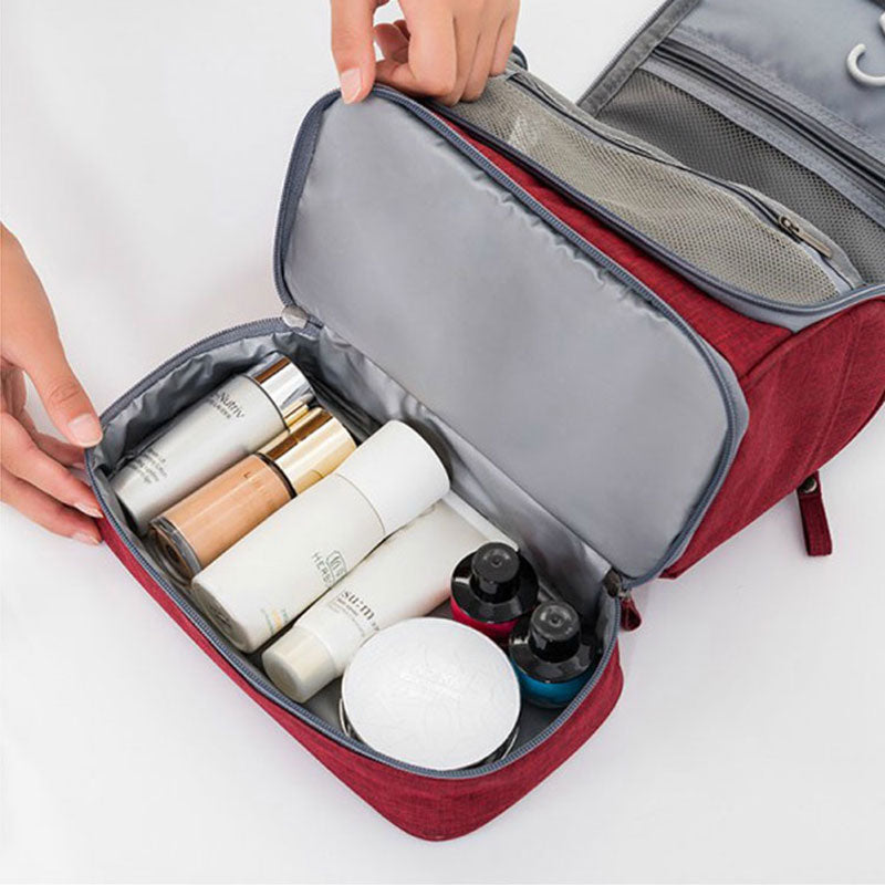 Large-Capacity Hanging Toiletry Bag Organizer – Multi-Compartment Travel Case | Kalsten