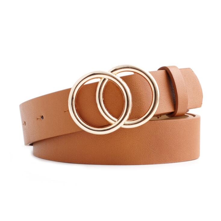 Beltona - Damen-Ledergürtel mit O-Ring-Schnalle - FashionWOLF