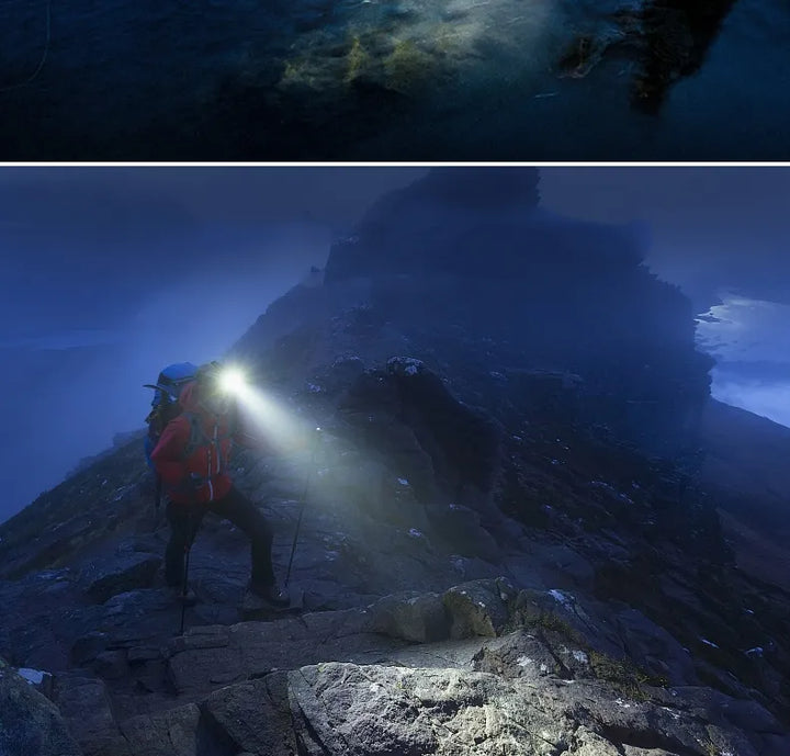Rechargeable Zoom LED Headlamp – Waterproof