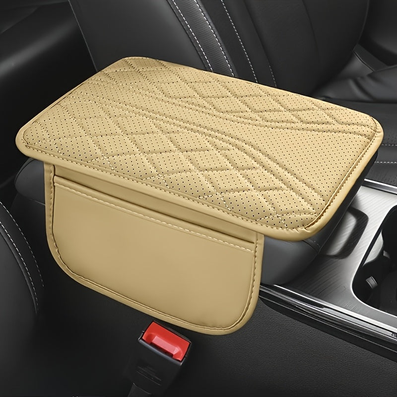 Car Armrest Organizer PU Leather with Pocket | Kalsten