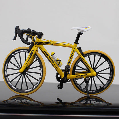 Full-scale bicycle model for self-assembly