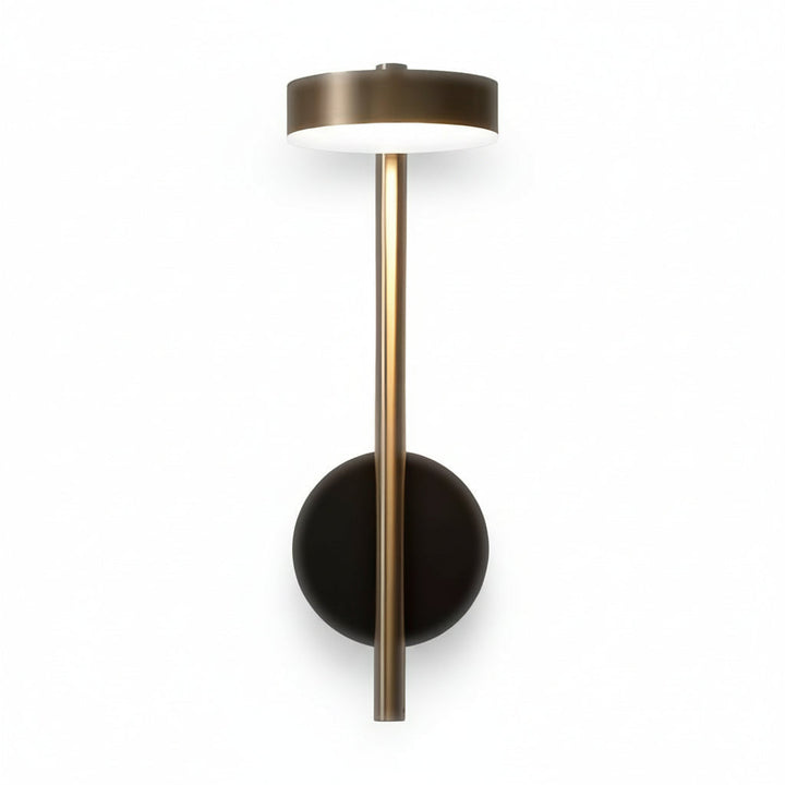 Modern Nordic Adjustable LED Wall Sconce – 350° Rotatable Aluminum Reading Light - 12W, Black & Gold | Kalsten