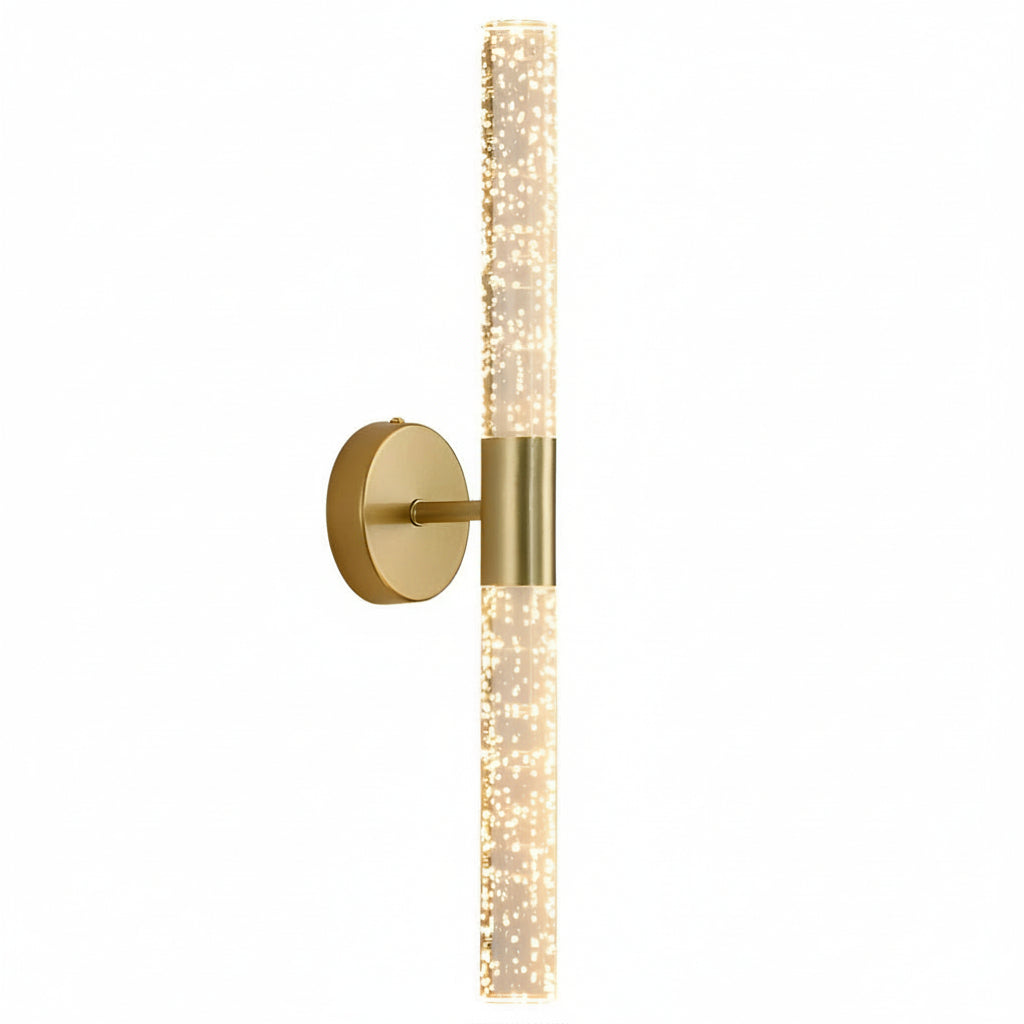 Cylinder Wall Sconce Tube Iron Acrylic LED 50cm / 20in Modern Vanity Light | Kalsten