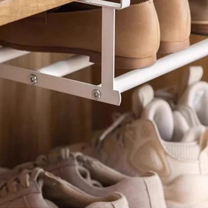 Under-shelf storage without drilling – adjustable 30–50 cm | Kalsten
