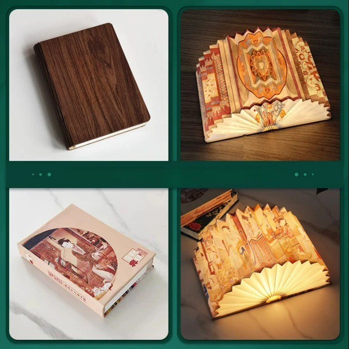 Story Teller Artistic Foldable Book Desk Night Lamp | Kalsten