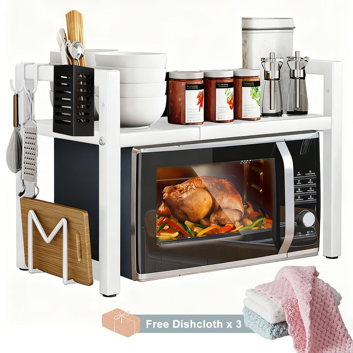 Expandable Microwave Shelf 2 Levels | Kalsten
