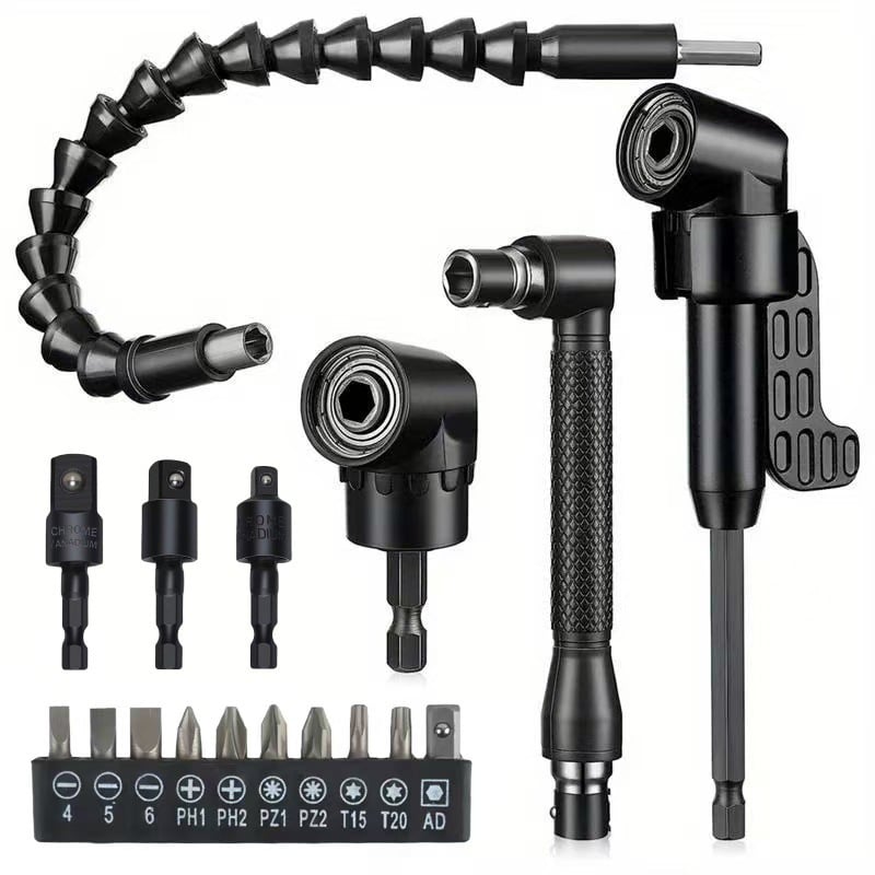 Drill machine angle attachment with accessory set | Kalsten