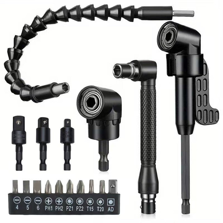 Drill machine angle attachment with accessory set | Kalsten