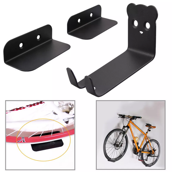 Kalsten | WallGrip Bike Hook – Space-Saving Steel Bike Wall Holder