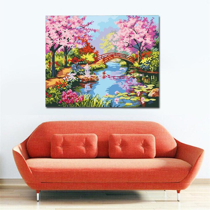 Cherry Blossom - Van-Go Paint-By-Number Kit | Kalsten