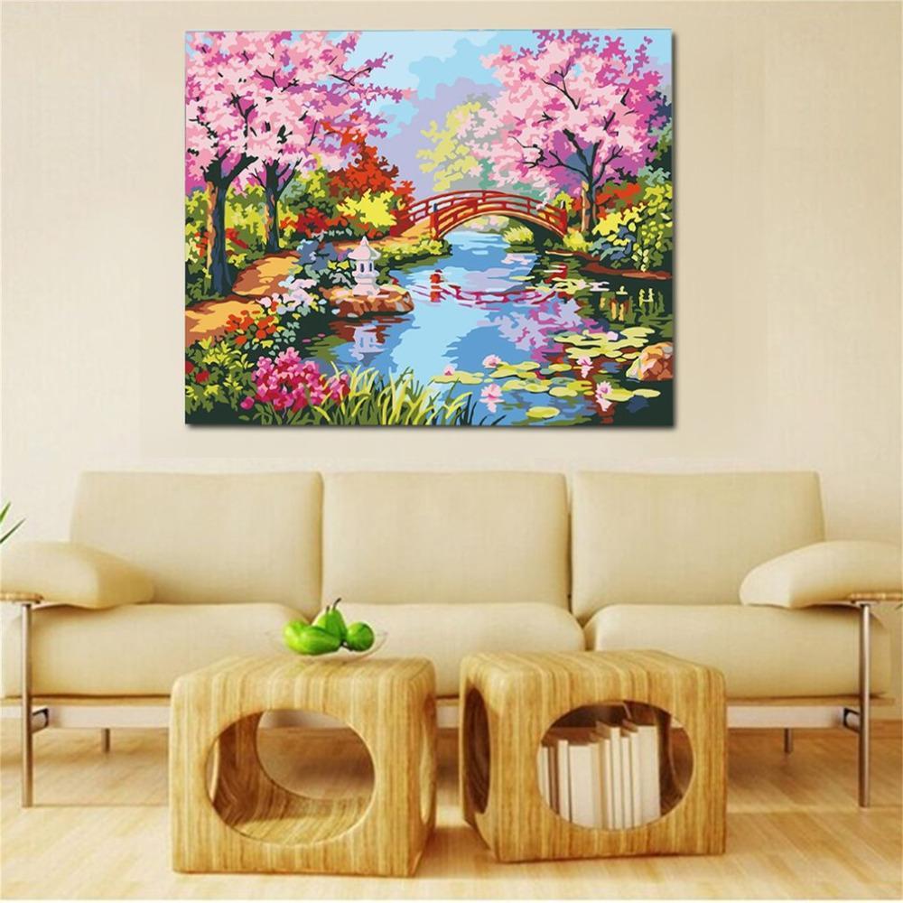 Cherry Blossom - Van-Go Paint-By-Number Kit | Kalsten