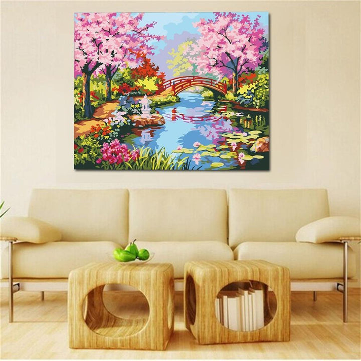 Cherry Blossom - Van-Go Paint-By-Number Kit | Kalsten