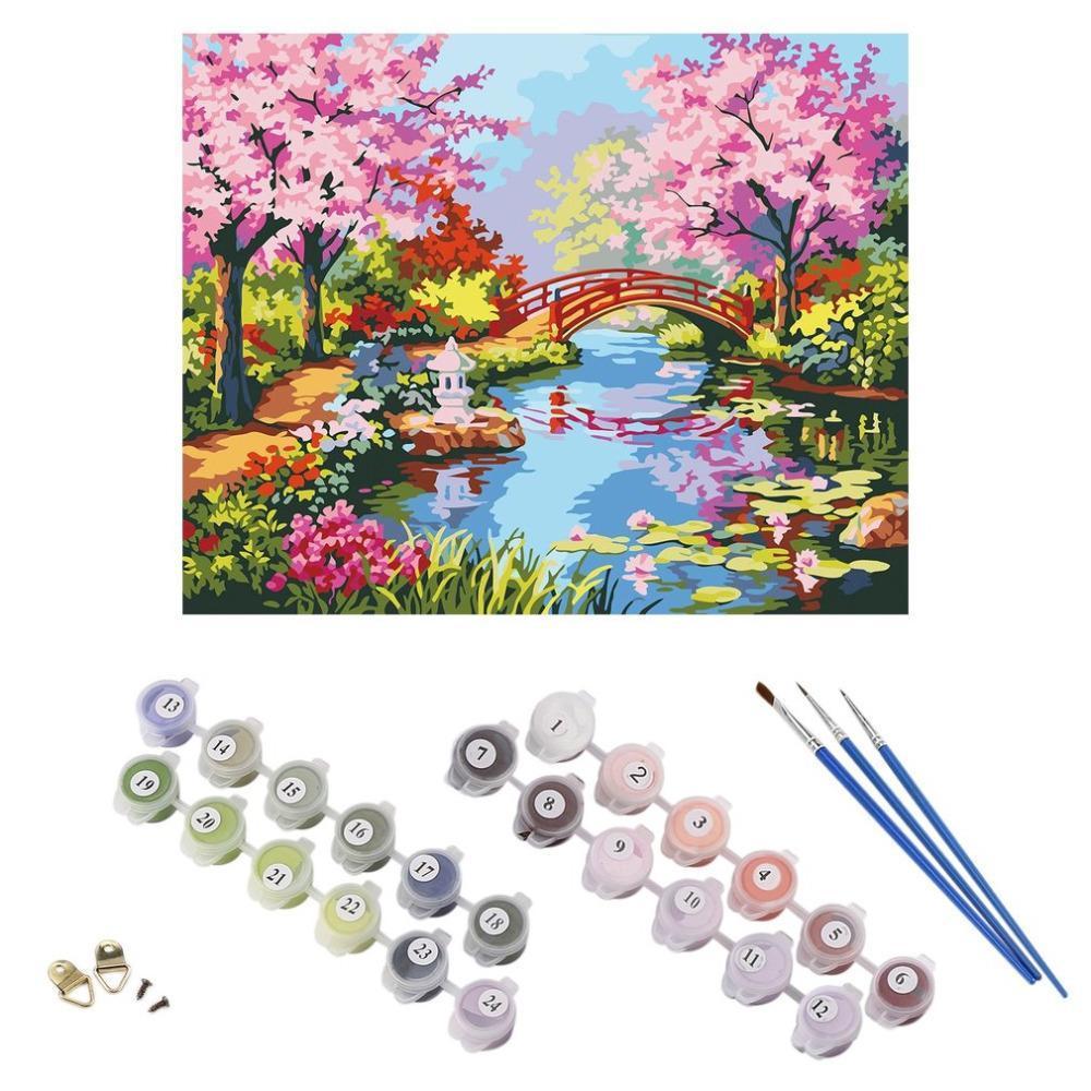 Cherry Blossom - Van-Go Paint-By-Number Kit | Kalsten