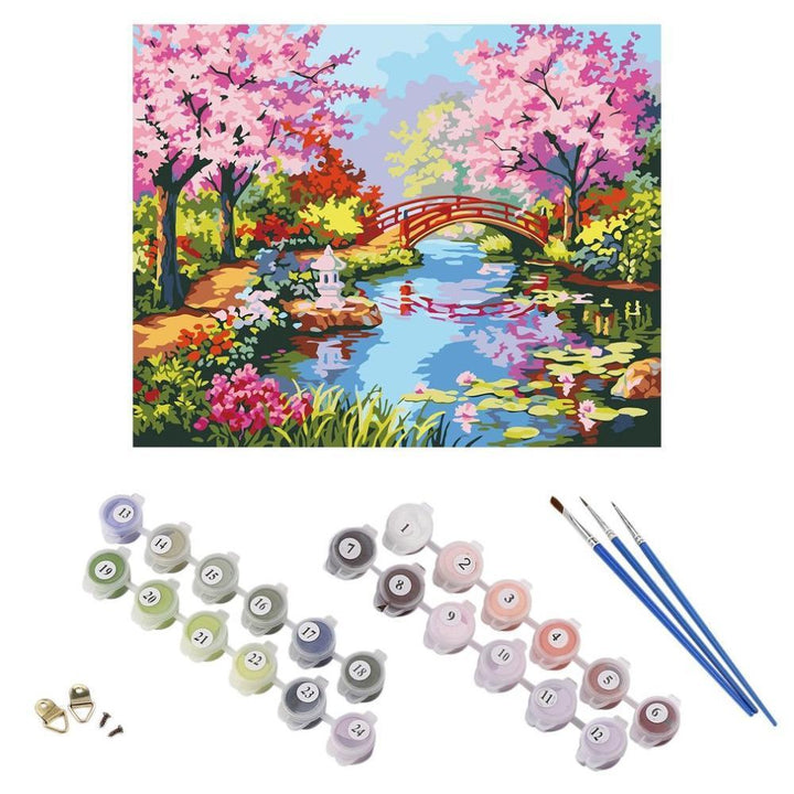 Cherry Blossom - Van-Go Paint-By-Number Kit | Kalsten