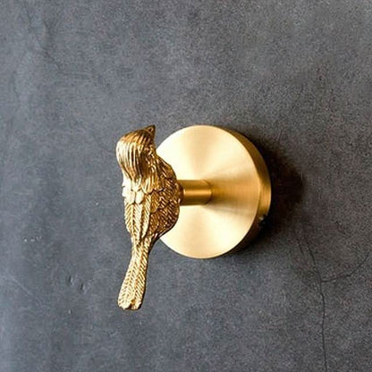BowLift | Brass Animal Wall Hook Rack Gold Accents